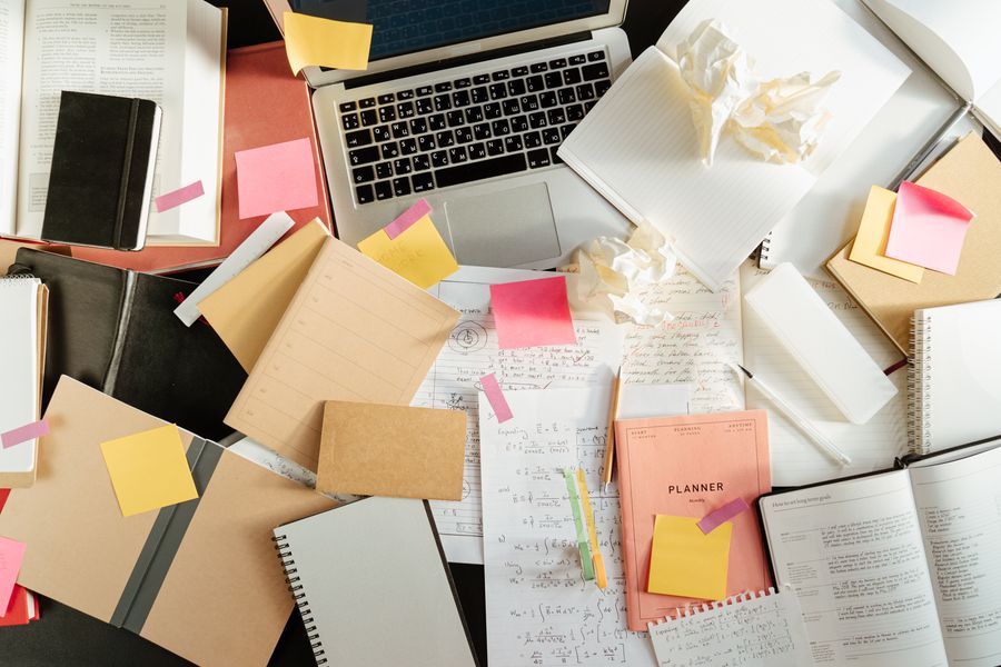 处理前：散乱的录音与原始文件